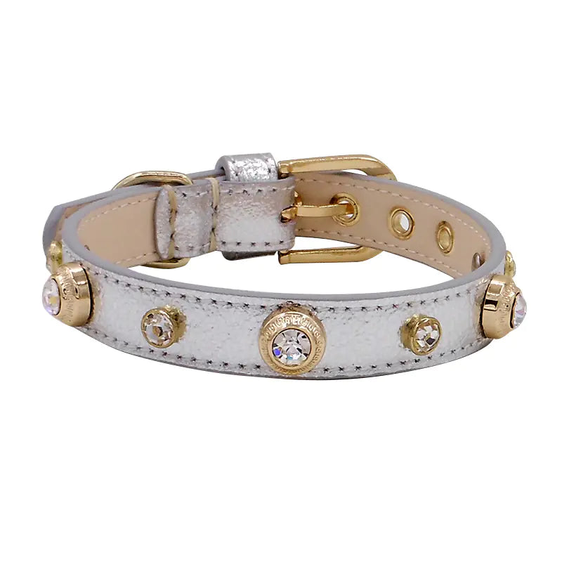 Multicolor Leather Pet Collar