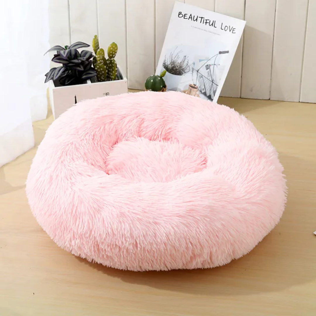 Fluffy Donut Dog Bed 🐾