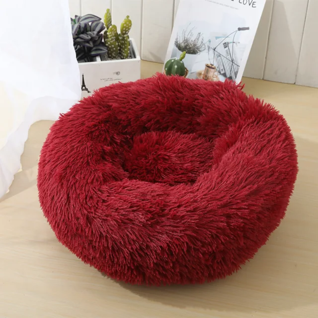 Fluffy Donut Dog Bed 🐾