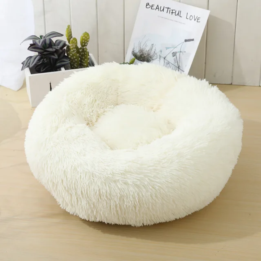 Fluffy Donut Dog Bed 🐾