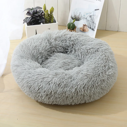 Fluffy Donut Dog Bed 🐾