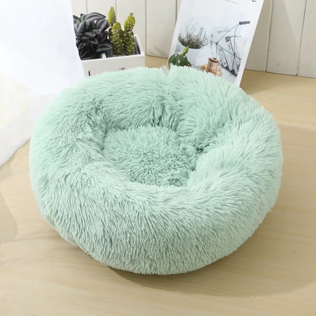 Fluffy Donut Dog Bed 🐾